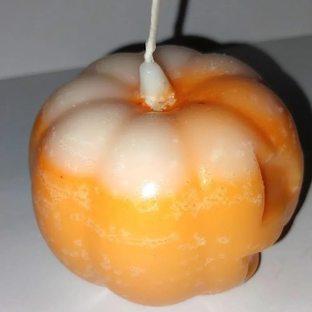 Hand crafted limited edition pumpkin candle from our spooky candle collection